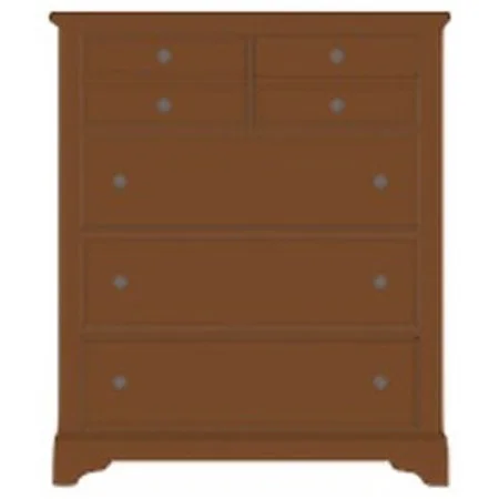 Solid Wood Villa Chest - 5 Drawers